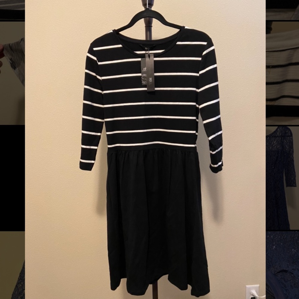 ONLY 3/4 Fit & Flare Women’s Dress Size Large